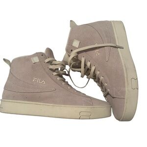 Fila Light Tan High-Top Sneakers